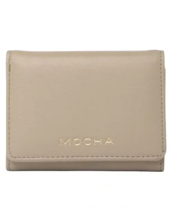Mocha Isabella Mini Wallet in Nude