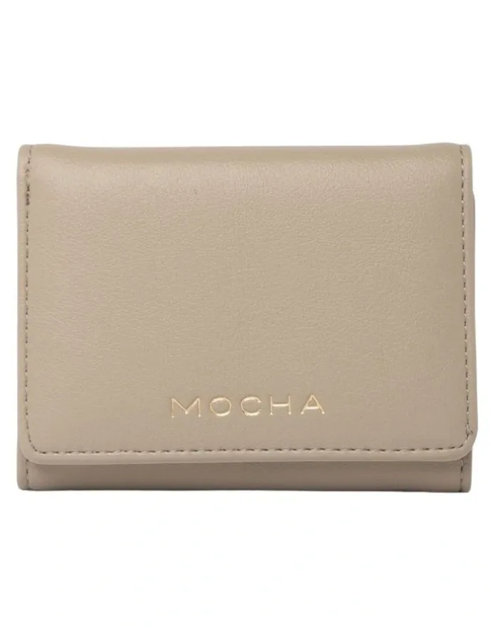Mocha Isabella Mini Wallet in Nude