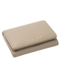 Mocha Isabella Mini Wallet in Nude