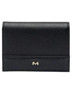 Mocha Josephine Small Wallet in Black