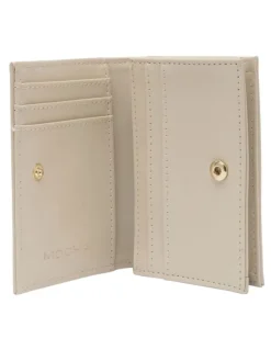 Mocha Josephine Small Wallet in Beige