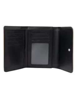 Mocha Madeline Wallet in Black
