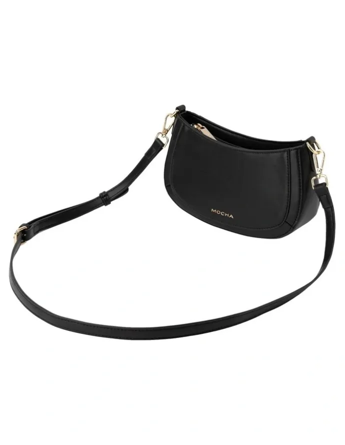 Mocha Mocha Avery Shoulder Bag in Black
