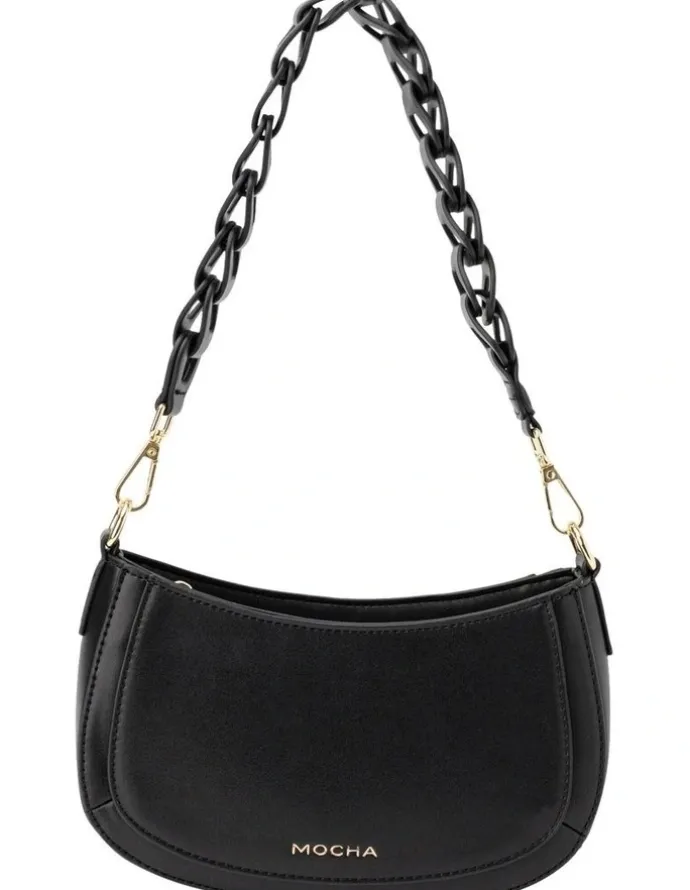 Mocha Mocha Avery Shoulder Bag in Black