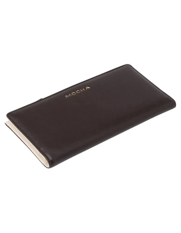 Mocha Mocha Classic Arya Wallet - Choc/Cream