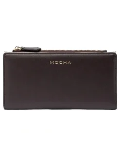 Mocha Mocha Classic Arya Wallet - Choc/Cream