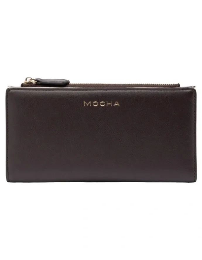 Mocha Mocha Classic Arya Wallet - Choc/Cream