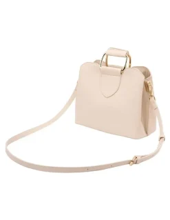 Mocha Mocha Freya Metal Handle Tote - Beige