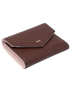 Mocha Mocha Rylee Two Tone Wallet - Choc/Lilac