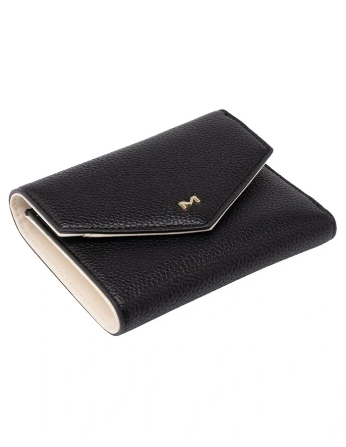 Mocha Mocha Rylee Two Tone Wallet - Black/Cream