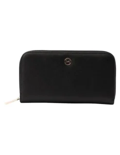 Mocha Mocha Signature Travel Wallet in Black/Lg