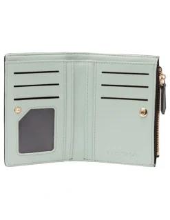 Mocha Mocha Small Classic Arya Wallet - Choc/Blue