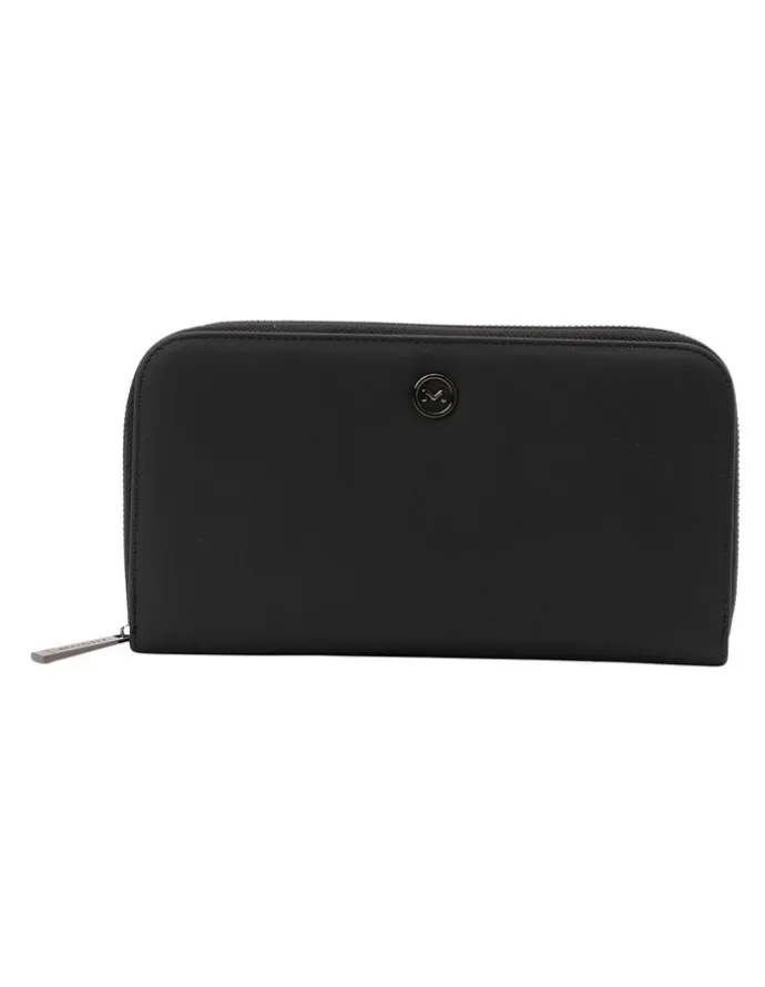 Mocha Oakley Travel Wallet in Black