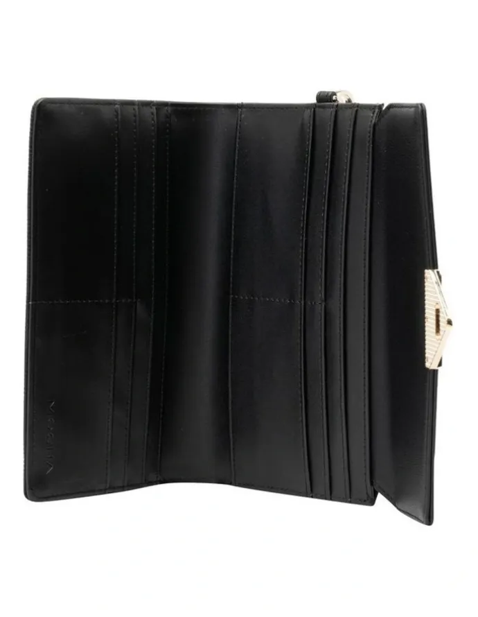 Mocha Penelope Wallet Clutch in Black