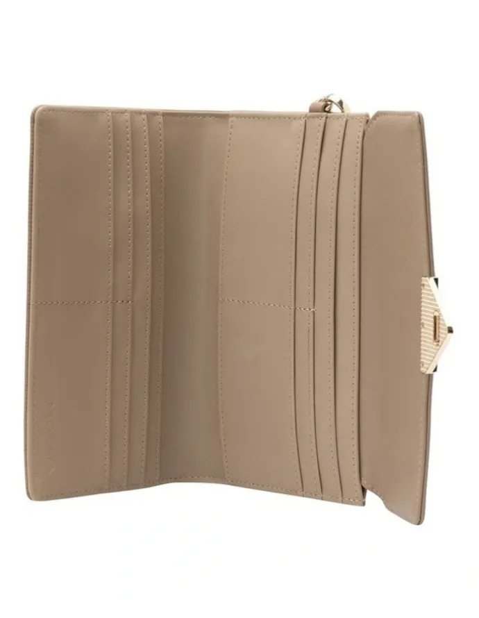 Mocha Penelope Wallet Clutch in Taupe
