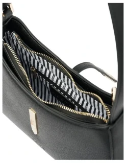 Mocha Renae Shoulder Bag in Black