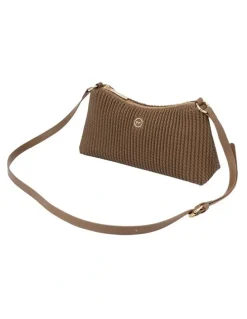 Mocha Serena Crossbody Bag in Hazelnut