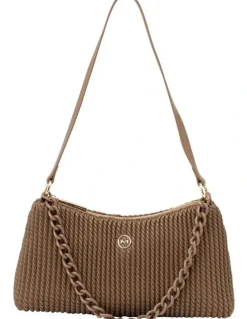 Mocha Serena Crossbody Bag in Hazelnut