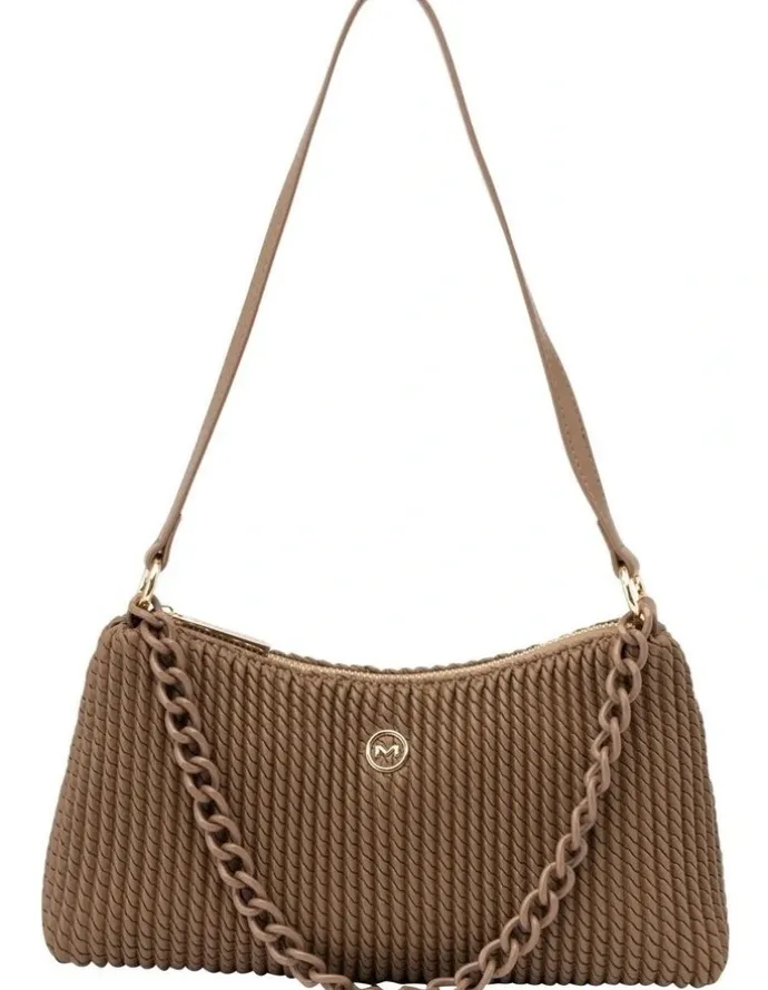 Mocha Serena Crossbody Bag in Hazelnut