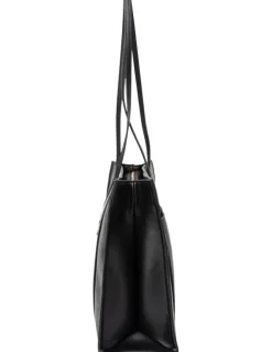 Mocha Stella Tote Bag in Black