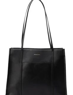 Mocha Stella Tote Bag in Black
