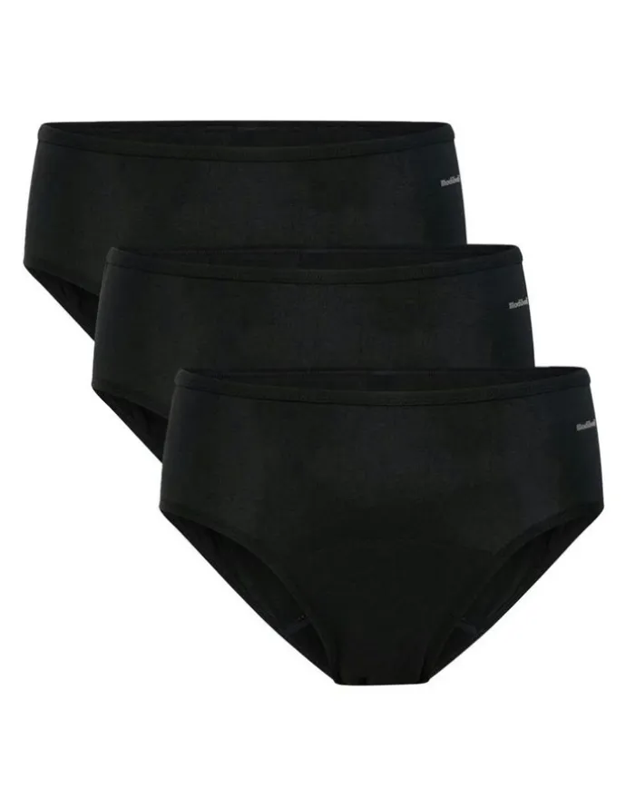 Modibodi Basic Period Underwear 3 Pack in Black