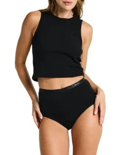 Modibodi Classic Period Full Brief Light Absorbency Black