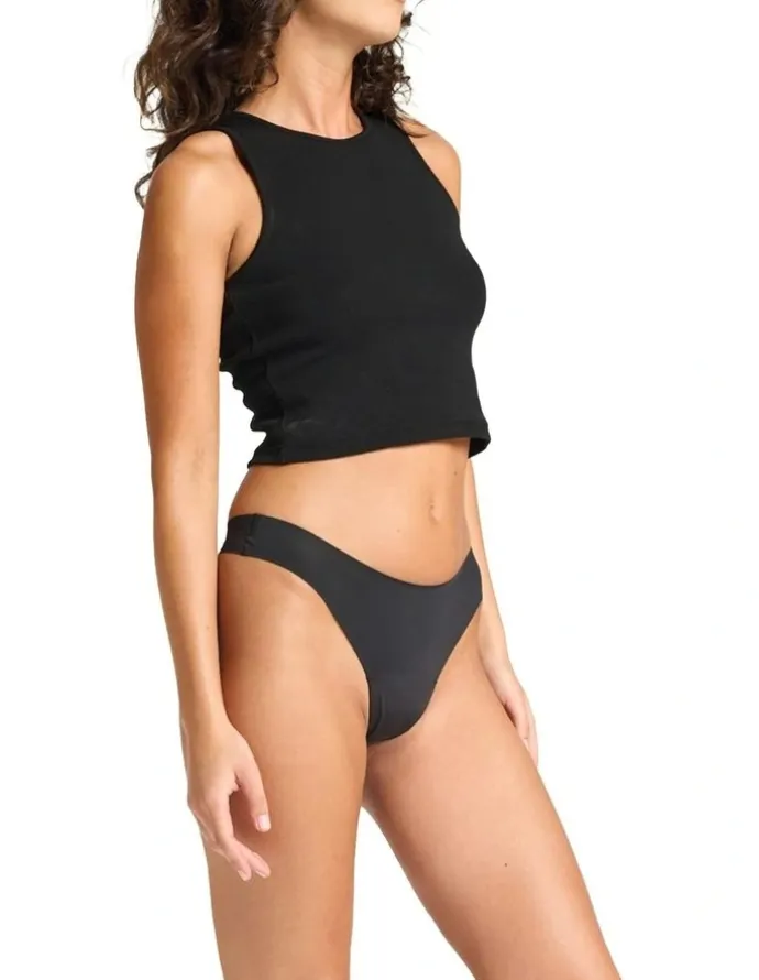 Modibodi Seamfree Period Thong Light Moderate in Black