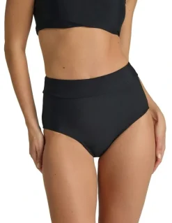 Modibodi Swimwear Period Hi-Waist Bikini Brief Light Absorbency in Black