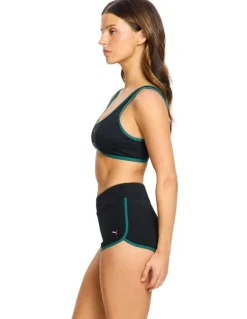 Modibodi Short Super Absorbency Swimwear in Black Orchid