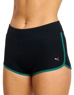 Modibodi Short Super Absorbency Swimwear in Black Orchid