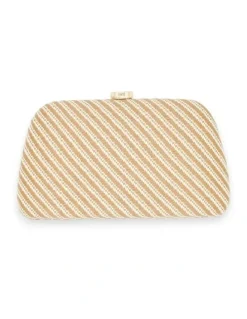 Morgan & Taylor Brooke Clutch in Beige