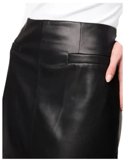 Mossman Fairfax Midi Skirt in Black