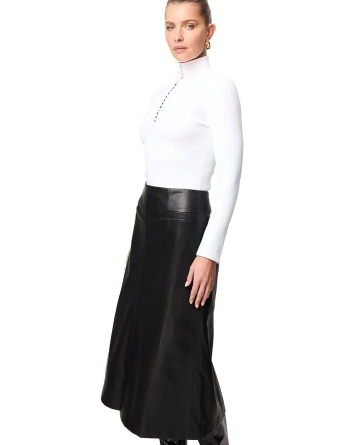 Mossman Fairfax Midi Skirt in Black