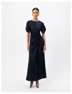 Mossman Forgive & Forget Maxi Dress in Navy
