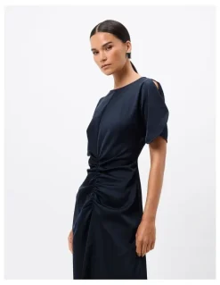 Mossman Forgive & Forget Maxi Dress in Navy