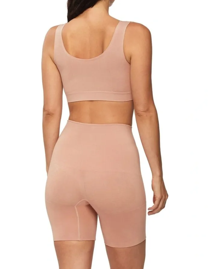 Nancy Ganz Bamboo Essentials Waisted Shaper Short in Mahogany