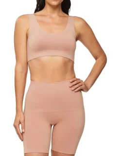 Nancy Ganz Bamboo Essentials Waisted Shaper Short in Mahogany