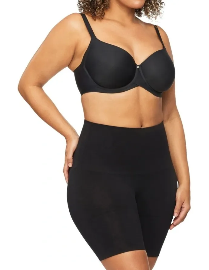 Nancy Ganz Bamboo Essentials Waisted Shaper Short in Black
