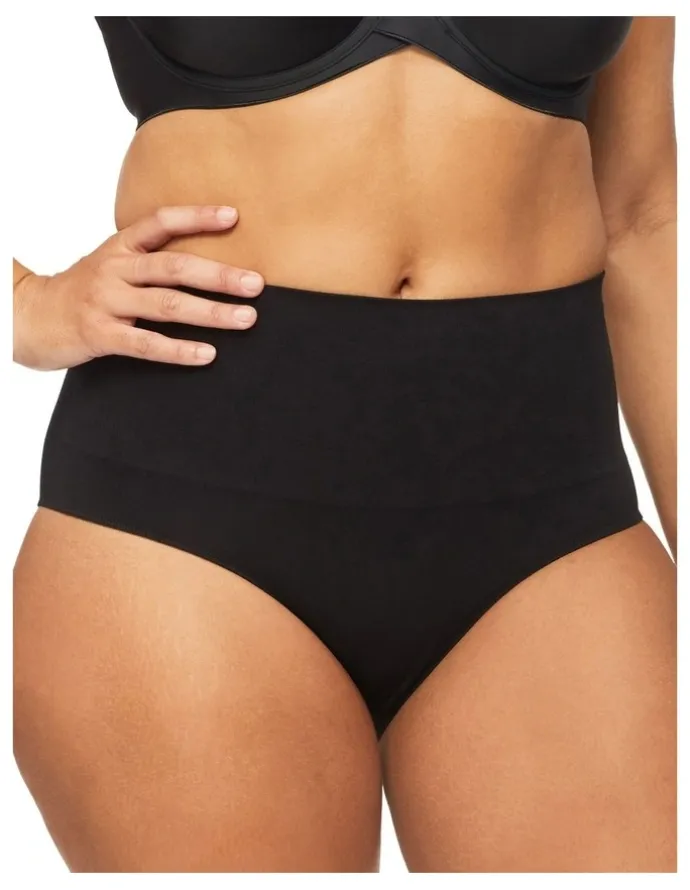 Nancy Ganz Bamboo Essentials Waisted Brief in Black