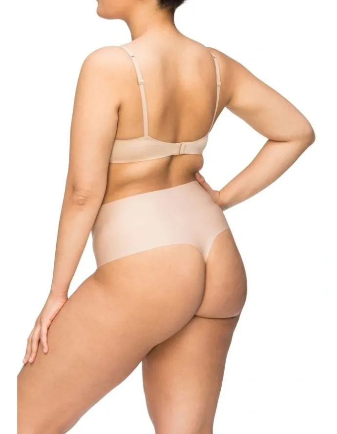 Nancy Ganz Body Light Waisted G-String Brief in Beige