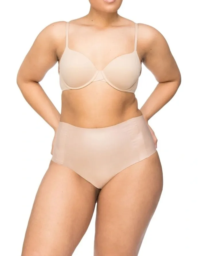 Nancy Ganz Body Light Waisted G-String Brief in Beige