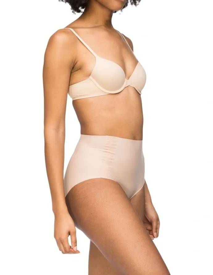 Nancy Ganz Body Light Waisted Brief in Beige