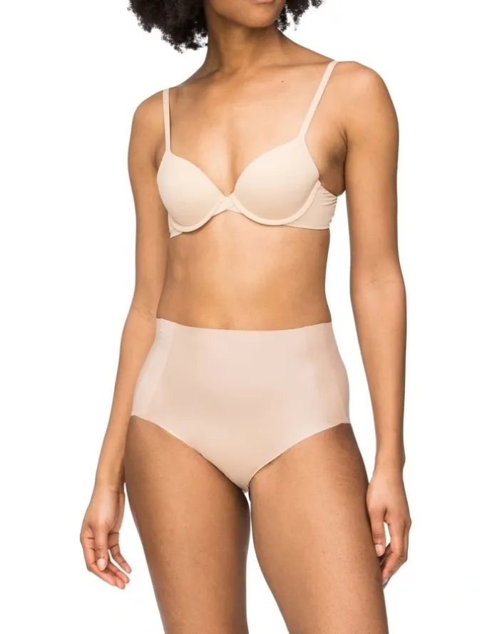 Nancy Ganz Body Light Waisted Brief in Beige