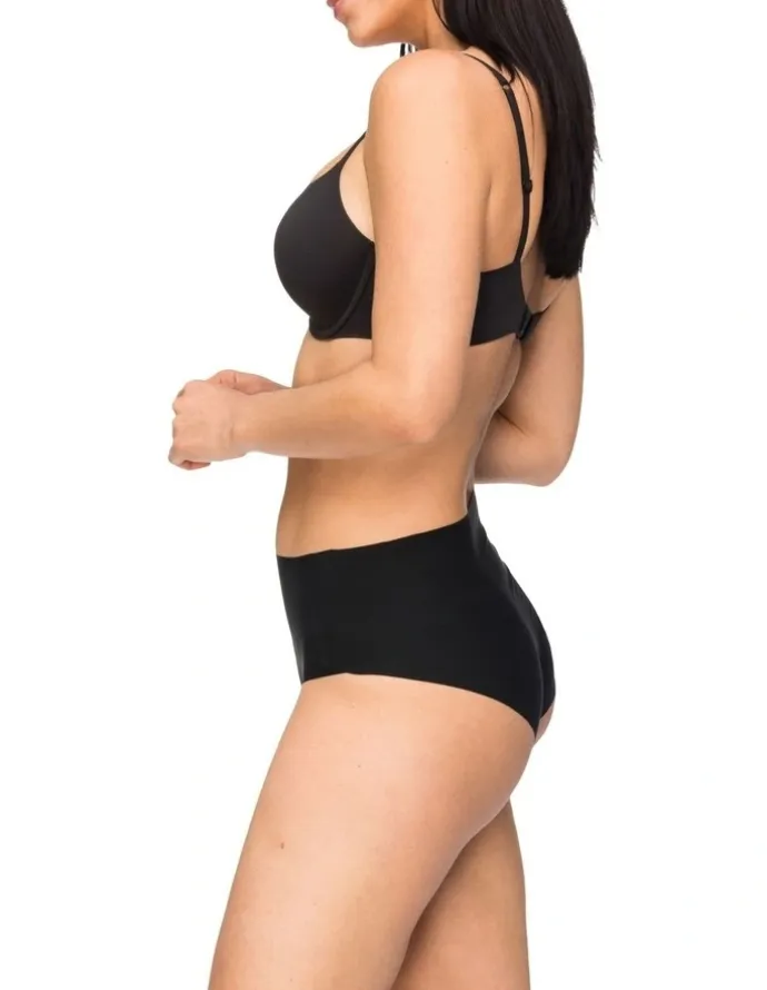 Nancy Ganz Body Light Waisted Brief in Black