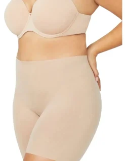 Nancy Ganz Body Smart Waisted Short in Beige