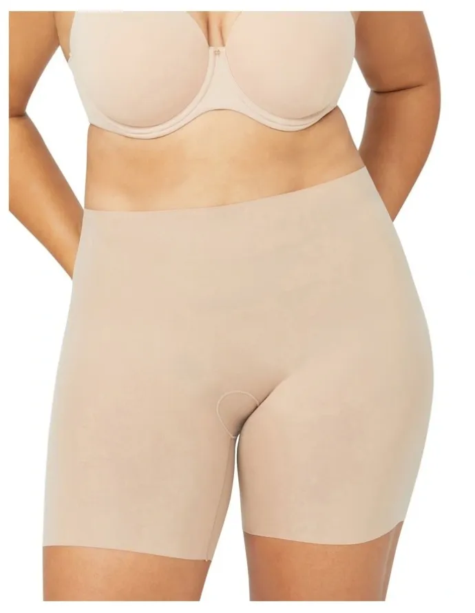 Nancy Ganz Body Smart Waisted Short in Beige