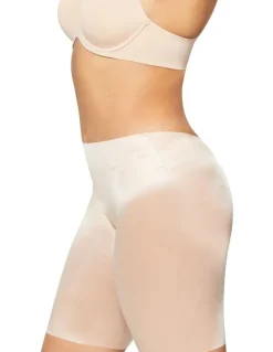 Nancy Ganz Plunge Back Thigh Shaper in Warm Taupe
