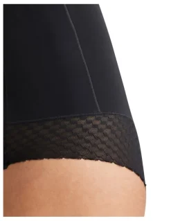 Nancy Ganz Revive Lace High Waisted Brief in Black