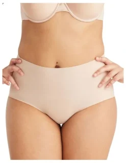 Nancy Ganz Revive Smooth Waisted Brief in Beige